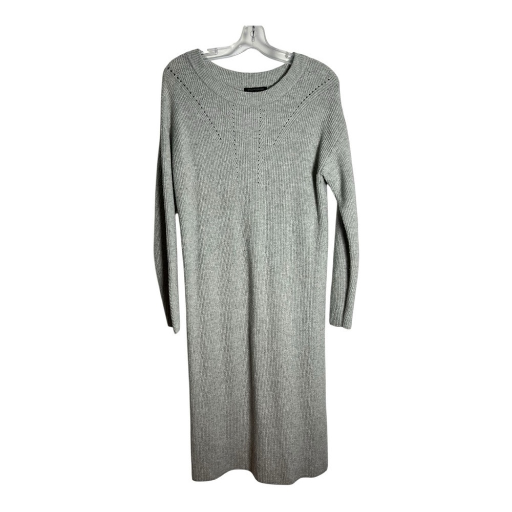 Banana Republic Light Gray Long Sleeve Dress - Casual / Comfort - Size XL